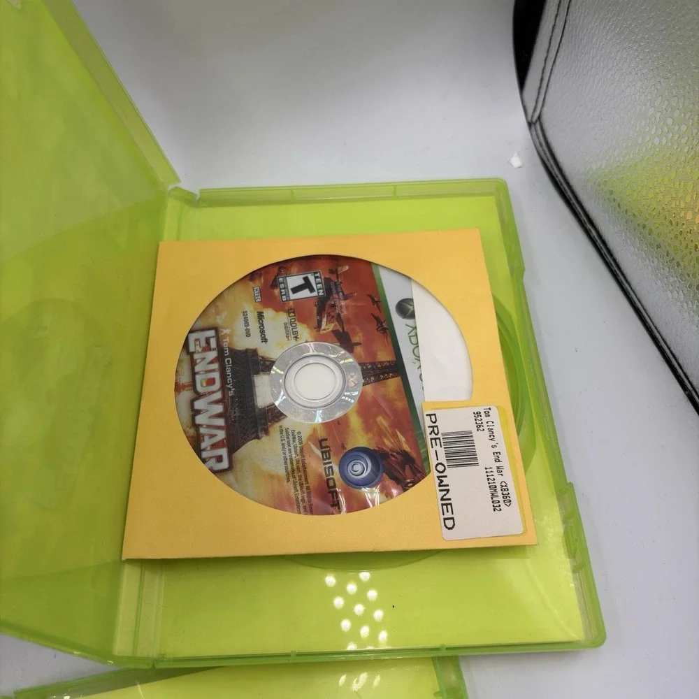 4 Xbox 360 Games Medal Of Honor Tom Clancy's Rainbow 6 Vegas End War Splinter